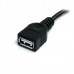 6 ft Black USB Extension Cable A to A