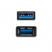 Cabo Nanocable USB 3.0: Tipo A Macho-Fêmea, 3m, Preto