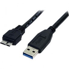 Cabo Startech USB 3.0 Micro-B para USB-A, 50cm