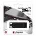 Kingston Technology DataTraveler 70 unidade de memória USB 256 GB USB Type-C 3.2 Gen 1 (3.1 Gen 1) Preto Kingston Technology DataTraveler 70 unidade de memória USB 256 GB USB Type-C 3.2 Gen 1 (3.1 Gen 1) Preto
