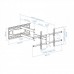 Suporte Tooq LP4380XL-B para TV, 80”, inclinação e rotação, 50kg