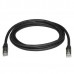 Cabo de Rede StarTech Cat6a, 2m, Preto