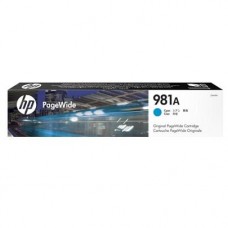 HP 981A Cyan Original PageWide Cartridge  -