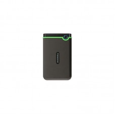 Disco Rígido Externo Transcend StoreJet 25M3C 2TB, USB-C, Preto/Verde