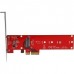 StarTech.com M2 PCIe SSD Adapter - x4 PCIe 3.0 NVMe / AHCI / NGFF / M-Key - Low Profile and Full Profile - SSD PCIe M.2 Adapter (PEX4M2E1) - Adaptador de interface - M.2 - Expansion Slot to M.2 - M.2 Card - PCIe x4 - vermelho - para P/N: BNDTB10GI, B StarTech.com M2 PCIe SSD Adapter - x4 PCIe 3.0 NVMe / AHCI / NGFF / M-Key - Low Profile and Full Profile - SSD PCIe M.2 Adapter (PEX4M2E1) - Adaptador de interface - M.2 - Expansion Slot to M.2 - M.2 Card - PCIe x4 - vermelho - para P/N: BNDTB10GI, B