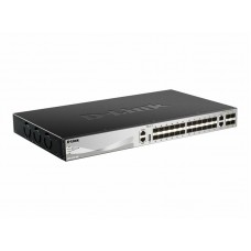 Switch D-Link DGS-3130-30S/E: Switch L3 Stackable com 24 Portas SFP Switch D-Link DGS-3130-30S/E: Switch L3 Stackable com 24 Portas SFP