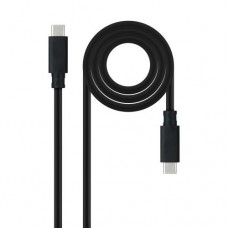 Cabo Nanocable USB 3.2 Gen2x2 - 20Gbps, 5A/100W, 4K/60Hz, USB-C Macho/USB-C Macho, 3m, Preto Cabo Nanocable USB 3.2 Gen2x2 - 20Gbps, 5A/100W, 4K/60Hz, USB-C Macho/USB-C Macho, 3m, Preto
