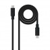 Cabo Nanocable USB 3.2 Gen2x2 - 20Gbps, 5A/100W, 4K/60Hz, USB-C Macho/USB-C Macho, 3m, Preto Cabo Nanocable USB 3.2 Gen2x2 - 20Gbps, 5A/100W, 4K/60Hz, USB-C Macho/USB-C Macho, 3m, Preto