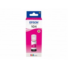 EPSON 1LB 104 EcoTank Magenta ink bottle