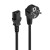 Ewent Cabo Usb-C 480mbps 100w Fabric Preto 1mt