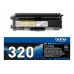 Brother TN320BK - preto - original - cartucho de toner - TN320BK