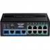 Switch de Rede Trendnet TI-BG104, 10 Portas Gigabit PoE++, 2 SFP