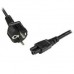 StarTech.com 1m (3ft) Laptop Power Cord, EU Schuko to C5, 2.5A 250V, 18AWG, Notebook / Laptop Replacement AC Cord, Printer/Power Brick Cord, Schuko CEE 7/7 to Clover Leaf IEC 60320 C5 - Laptop Charger Cable - Cabo de alimentação - IEC 60320 C5 para p