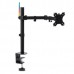 Kensington SmartFit Ergo Single Extended Monitor Arm - Kit de montagem - braço ajustável - para Monitor - aço com pintura em pó - preto - tamanho de tela: até 34