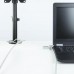 Tooq Cable de Seguridad Universal Con Combinacion para Portatiles - Bloqueo de 4 Digitos - Acero 4.5mm - Longitud 1.50m