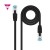 Cabo Nanocable Cat.7, Preto, 50cm, AWG26, LSZH, SFTP, PIMF