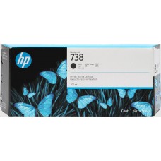 HP - HP 738 300-ml Black DesignJet Ink Cartridge