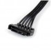 StarTech.com 15.7 in (400 mm) SATA Power Splitter Adapter Cable - M/F - 4x Serial ATA Power Cable Splitter (PYO4SATA) - Divisor de alimentação - SATA de alimentação (M) para SATA de alimentação (F) - 40 cm - preto - para P/N: BRACKET125PT, BRACKET125