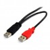 StarTech.com 6 ft USB Y Cable for External Hard Drive - USB A to mini B - USB cable - USB (M) to mini-USB Type B (M) - USB 2.0 - 6 ft - black - USB2HABMY6 - Cabo USB - USB (M) para mini USB Tipo B (M) - USB 2.0 - 1.8 m - preto - para P/N: SAT1810U2, StarTech.com 6 ft USB Y Cable for External Hard Drive - USB A to mini B - USB cable - USB (M) to mini-USB Type B (M) - USB 2.0 - 6 ft - black - USB2HABMY6 - Cabo USB - USB (M) para mini USB Tipo B (M) - USB 2.0 - 1.8 m - preto - para P/N: SAT1810U2,