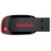 Unidade Flash USB Sandisk Cruzer Blade 64GB, USB 2.0, Preto/Vermelho Unidade Flash USB Sandisk Cruzer Blade 64GB, USB 2.0, Preto/Vermelho