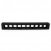 StarTech.com 1U Horizontal Finger Duct Rack Cable Management Panel with Cover - Server Rack Cable Duct - Rack Cable Organizer / Manager (CMDUCT1UX) - Painel de gestão do cabo do suporte - 1U - 19