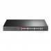 TP-LINK 26-Port 10/100Mbps PoE+ Switch 24 10/100Mbps PoE+ Ports 2 Gigabit RJ45 Ports 2 Combo SFP Slots 802.3at/af 250W PoE TP-LINK 26-Port 10/100Mbps PoE+ Switch 24 10/100Mbps PoE+ Ports 2 Gigabit RJ45 Ports 2 Combo SFP Slots 802.3at/af 250W PoE