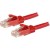 StarTech.com 50cm CAT6 Ethernet Cable, 10 Gigabit Snagless RJ45 650MHz 100W PoE Patch Cord, CAT 6 10GbE UTP Network Cable w/Strain Relief, Red, Fluke Tested/Wiring is UL Certified/TIA - Category 6 - 24AWG (N6PATC50CMRD) - Cabo de rede - RJ-45 (M) par StarTech.com 50cm CAT6 Ethernet Cable, 10 Gigabit Snagless RJ45 650MHz 100W PoE Patch Cord, CAT 6 10GbE UTP Network Cable w/Strain Relief, Red, Fluke Tested/Wiring is UL Certified/TIA - Category 6 - 24AWG (N6PATC50CMRD) - Cabo de rede - RJ-45 (M) par