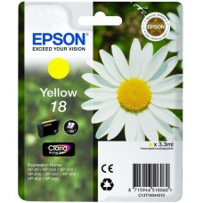 Epson Tinteiro Amarelo Série 18 Margarida Tinta Claria Home (c/alarme RF+AM)