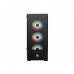 Caixa de Computador MSI MAG FORGE 112R Midi Tower Preta e Transparente