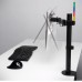 Kensington SmartFit Ergo Single Extended Monitor Arm - Kit de montagem - braço ajustável - para Monitor - aço com pintura em pó - preto - tamanho de tela: até 34