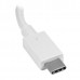 Adaptador StarTech CDP2HD4K60W USB-C para HDMI 4K 60Hz - Branco Adaptador StarTech CDP2HD4K60W USB-C para HDMI 4K 60Hz - Branco
