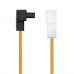Cabo Nanocable de Alimentação SATA Angulado com Conector Molex 4-pinos