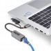 Usb 3.0 Type-C To 2.5 Gigabit Cabl Ethernet Adapter W/Usb-A Convert