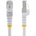 Cabo Ethernet Startech Cat6a - 2m - Branco
