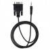 Cabo Serial StarTech DB9 para Jack 3,5mm, 1m