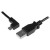 Cabo StarTech Micro USB para USB, 1m, Conector Angulado, USBAUB1MLA