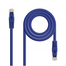 Cabo de Rede Nanocable CAT 6A UTP Azul 0,5m