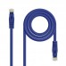 Cabo de Rede Nanocable CAT 6A UTP Azul 0,5m