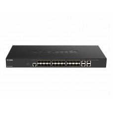 Switch Gigabit Smart Managed D-Link, 24 Portas 10G SFP+, DXS-1210-28S