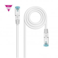 Cabo de Rede Nanocable Cat.7 - 25cm, Branco Cabo de Rede Nanocable Cat.7 - 25cm, Branco