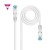 Cabo de Rede Nanocable Cat.7 - 25cm, Branco