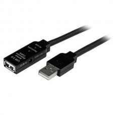 Cabo Extensão StarTech USB2AAEXT20M, USB A, 20cm, Preto
