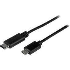StarTech.com USB C to Micro USB Cable - 3 ft / 1m - USB 2.0 Cable - Micro USB Cord - Micro B USB C Cable - USB 2.0 Type C (USB2CUB1M) - Cabo USB - 24 pin USB-C (M) para Micro USB Tipo B (M) - USB 2.0 - 1 m - preto - para P/N: HB30A3A1CFB, HB30A3A1CSF