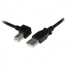 Cabo StarTech USB 2.0 A-B 2m Angulado