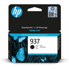 Tinteiro HP 937 Preto Original: Rendimento Padrão, 1250 Páginas