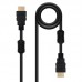 Cabo HDMI Nanocable 3m V1.4: Alta Velocidade, 4K, 120Hz, com Ferritas