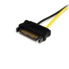 StarTech.com 6in SATA Power to 8 Pin PCI Express Video Card Power Cable Adapter - SATA to 8 pin PCIe power - Cabo de alimentação - SATA de alimentação (M) para alimentação PCIe 8 pinos (M) - 15 cm StarTech.com 6in SATA Power to 8 Pin PCI Express Video Card Power Cable Adapter - SATA to 8 pin PCIe power - Cabo de alimentação - SATA de alimentação (M) para alimentação PCIe 8 pinos (M) - 15 cm