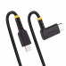StarTech.com 6in (15cm) USB C Charging Cable Right Angle, 60W PD 3A, Heavy Duty Fast Charge USB-C Cable, USB 2.0 Type-C, Durable and Rugged Aramid Fiber, S20/iPad/Pixel - High Quality USB Charging Cord (R2CCR-15C-USB-CABLE) - Cabo USB - 24 pin USB-C StarTech.com 6in (15cm) USB C Charging Cable Right Angle, 60W PD 3A, Heavy Duty Fast Charge USB-C Cable, USB 2.0 Type-C, Durable and Rugged Aramid Fiber, S20/iPad/Pixel - High Quality USB Charging Cord (R2CCR-15C-USB-CABLE) - Cabo USB - 24 pin USB-C