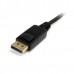 StarTech.com 1m Mini DisplayPort to DisplayPort 1.2 Cable DisplayPort 4k - Cabo DisplayPort - Mini DisplayPort (M) para DisplayPort (M) - 1 m - travada - preto