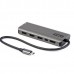 StarTech.com USB C Multiport Adapter, USB-C to HDMI or Mini DisplayPort 4K 60Hz, 100W Power Delivery Pass-Through, 4-Port 10Gbps USB Hub, USB Type-C Mini Dock, 12